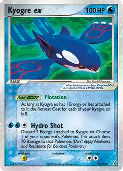 PokeDATA - Check current Pokemon card values for Kyogre ex 95! PokeDATA - Check current Pokemon card values for Kyogre ex 95!