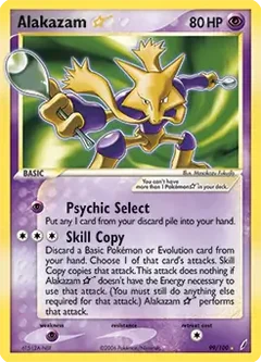 Alakazam Gold Star 99