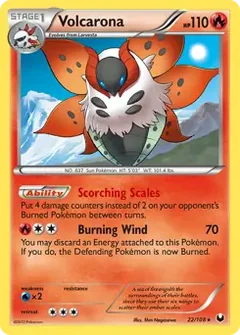 Volcarona Holo 22