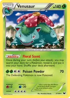 Venusaur Holo 3