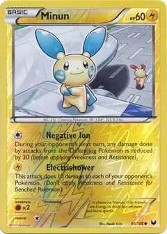 Minun Reverse Holo 40