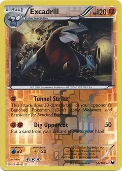 Excadrill Reverse Holo 56