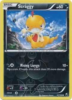 Scraggy Reverse Holo 67