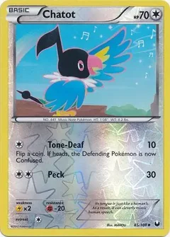 Chatot Reverse Holo 85