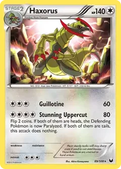 Haxorus Holo 89