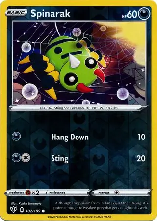 Spinarak Reverse Holo