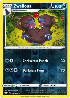 Zweilous Reverse Holo 109