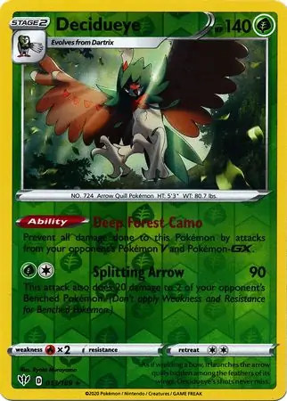 Decidueye Reverse Holo