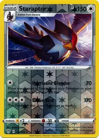 Staraptor Reverse Holo