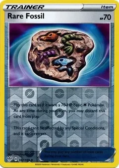 Rare Fossil Reverse Holo 167