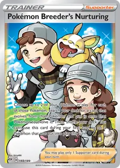 Full Art Pokemon Breeder's Nurturing