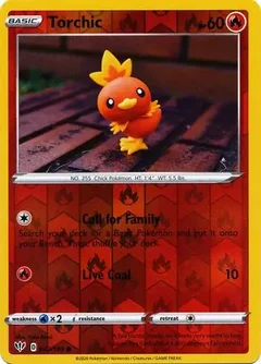 Torchic Reverse Holo 022