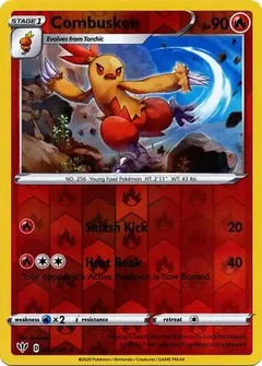 Combusken Reverse Holo 023