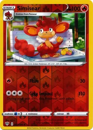 Simisear Reverse Holo