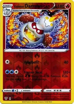 Galarian Darmanitan Reverse Holo 028