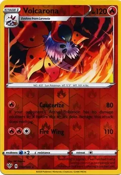 Volcarona Reverse Holo 030
