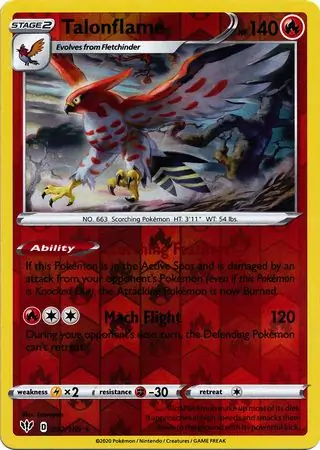 Talonflame Reverse Holo