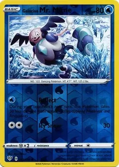 Galarian Mr. Mime Reverse Holo 035