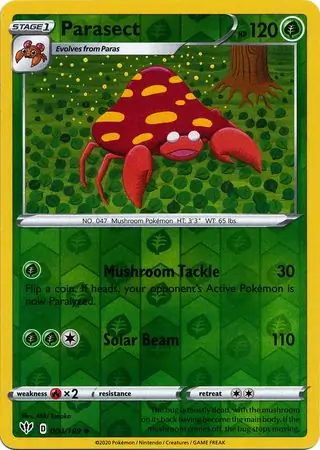 Parasect Reverse Holo