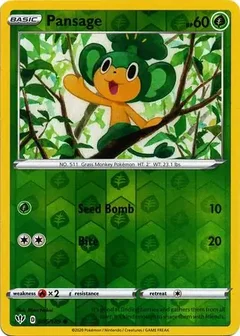 Pansage Reverse Holo 006