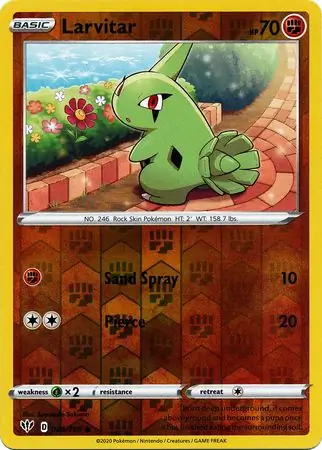 Larvitar Reverse Holo