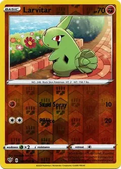 Larvitar Reverse Holo 086