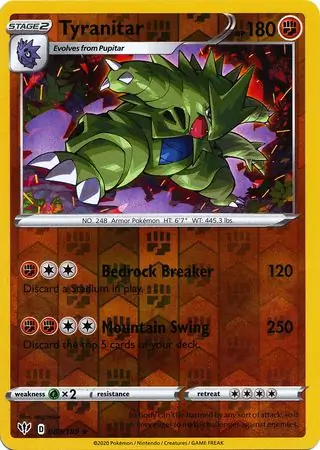 Tyranitar Reverse Holo