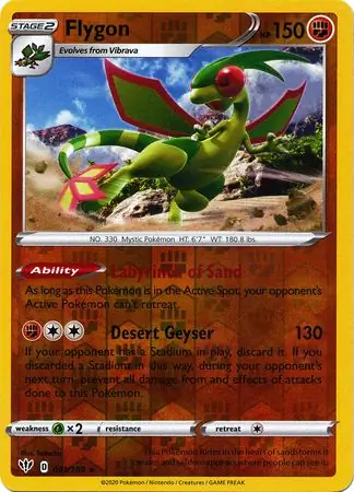 Flygon Reverse Holo