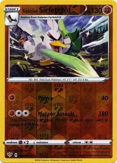 Galarian Sirfetch'd Reverse Holo 098