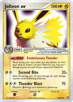 Jolteon ex 109