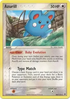 Azurill Reverse Holo 20