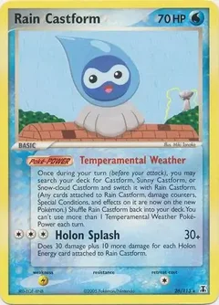 Rain Castform Reverse Holo 26