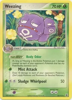 Weezing Reverse Holo 33
