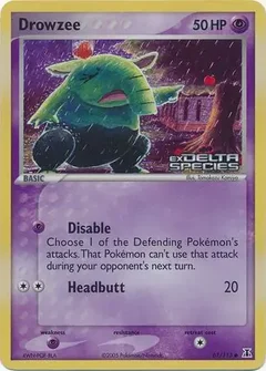Drowzee Reverse Holo 67