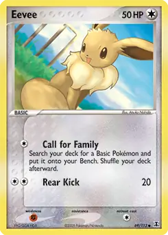 Eevee, Delta Species #69 Pokémon card