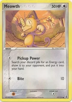 Meowth Reverse Holo 77