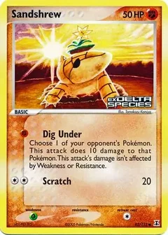 Sandshrew Reverse Holo 82
