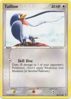 Taillow Reverse Holo 86