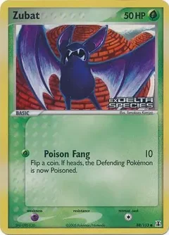 Zubat Reverse Holo 88
