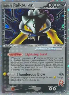 Rocket's Raikou ex Secret 108