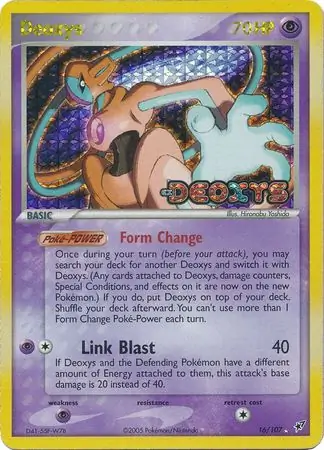 Deoxys Reverse Holo - Deoxys