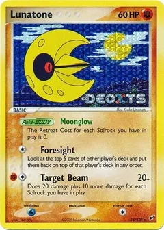 Lunatone Reverse Holo 36