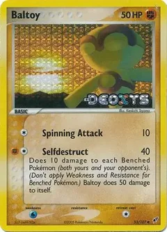 Baltoy Reverse Holo 53
