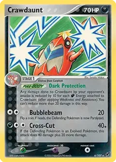 Crawdaunt Holo 6