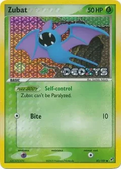 Zubat Reverse Holo 83