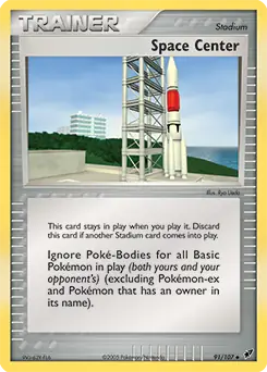 Space Center, Deoxys #91 Pokémon card