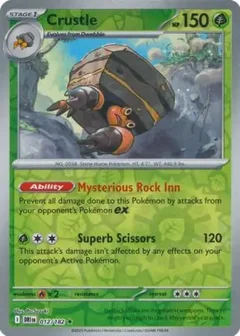 Crustle Reverse Holo 012