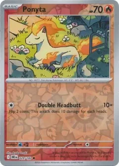 Ponyta Reverse Holo 029