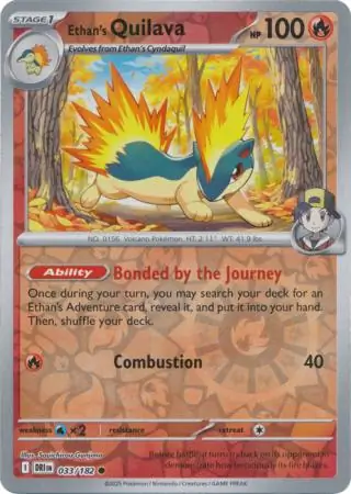 Ethan's Quilava Reverse Holo