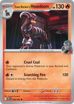 Team Rocket's Houndoom 038